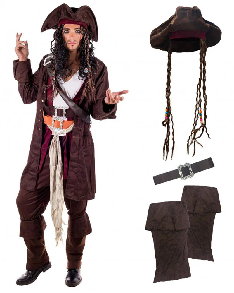 Rum Smuggler Pirate Mens Costume - Image 3