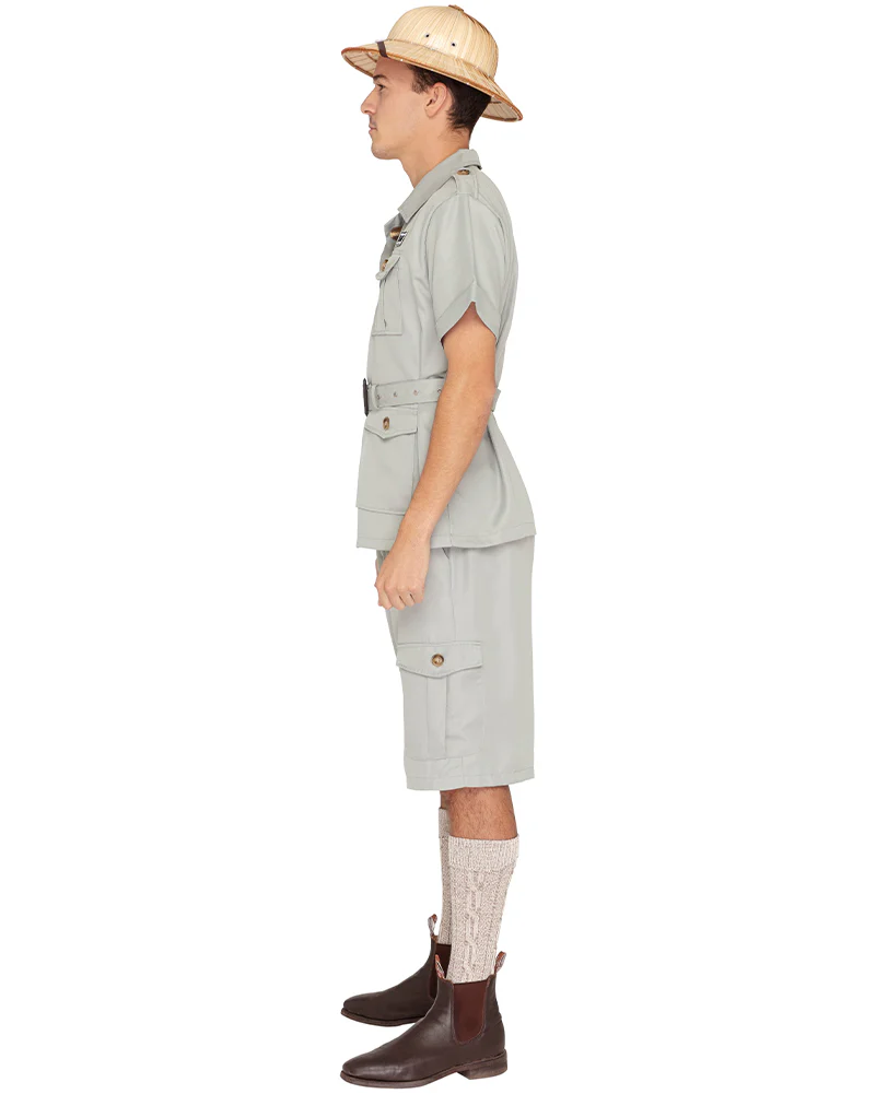 Safari Suit Deluxe Adult Book Week Costume - Image 3