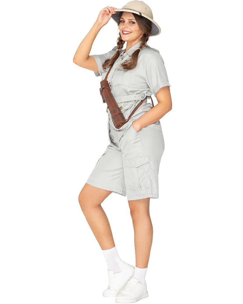 Safari Suit Deluxe Adult Book Week Costume - Image 5