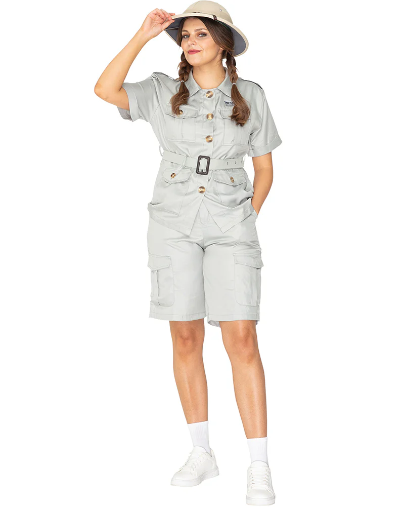 Safari Suit Deluxe Adult Book Week Costume - Image 6