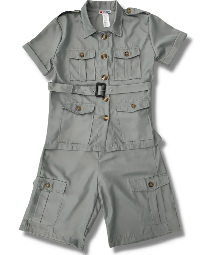 Safari Suit Deluxe Adult Book Week Costume - Image 9