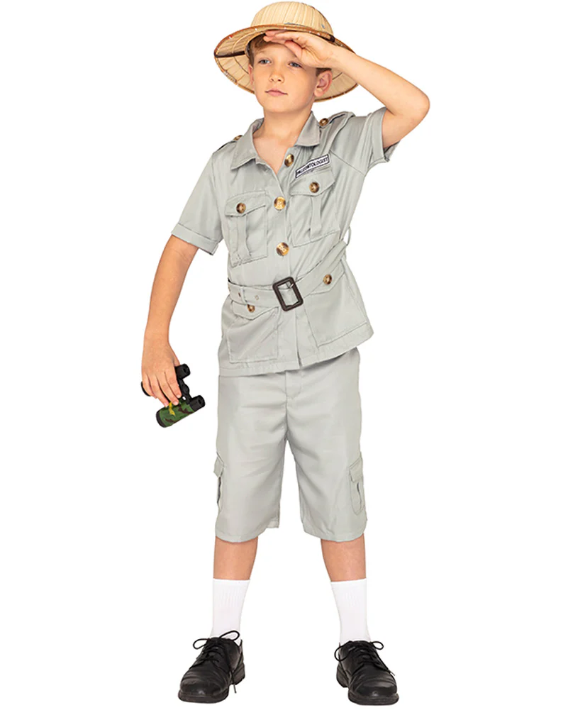 Safari Suit Deluxe Kids Book Week Costume - Image 4