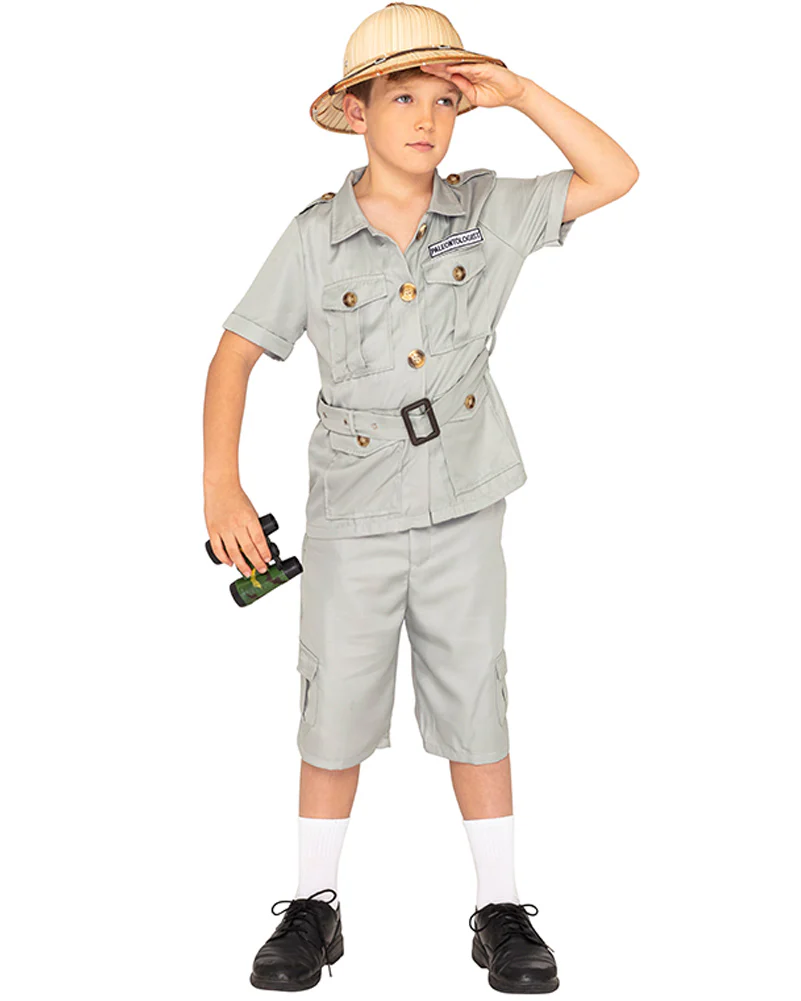 Safari Suit Deluxe Kids Book Week Costume - Image 5