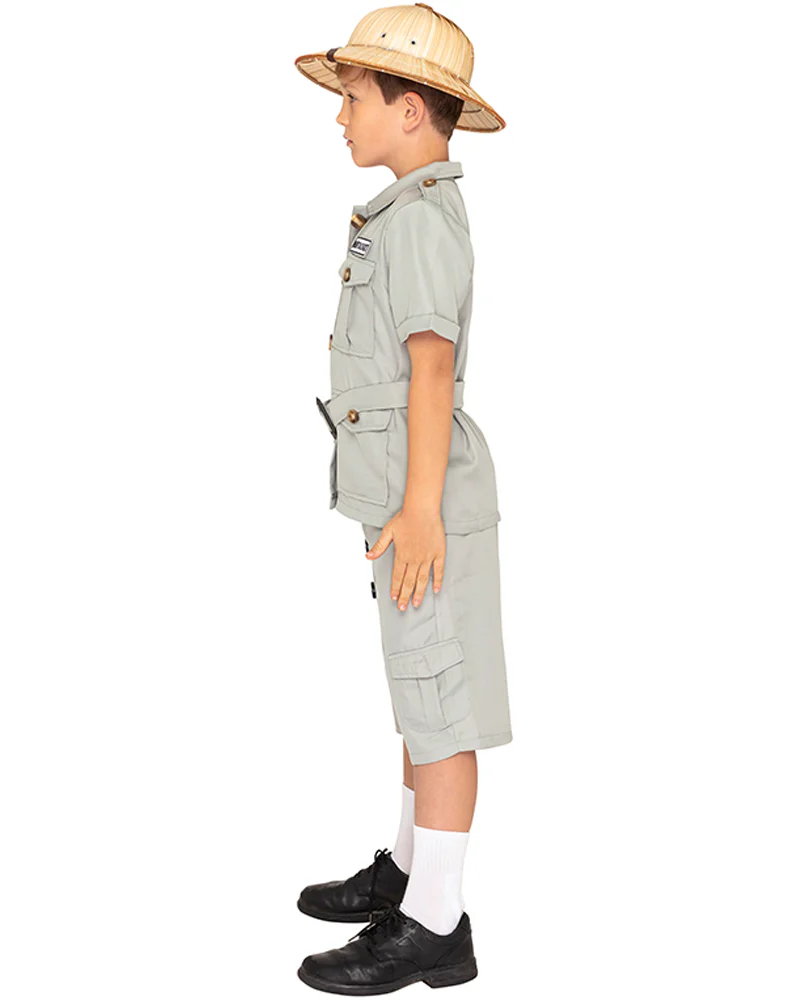 Safari Suit Deluxe Kids Book Week Costume - Image 6