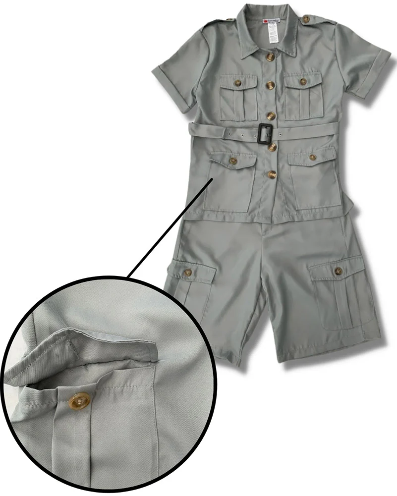 Safari Suit Deluxe Toddler Book Week Costume - Image 10