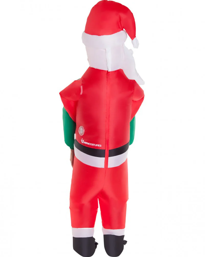 Santa Inflatable Pick Me Up Mens Christmas Costume - Image 3