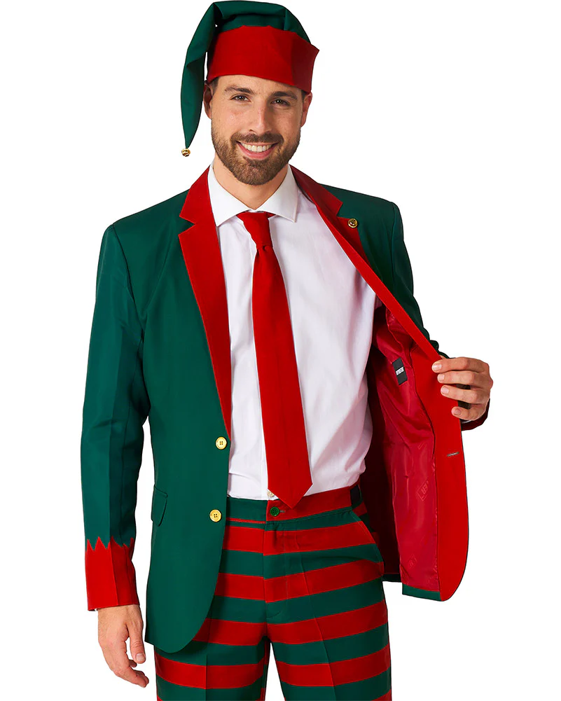 Santas Elf Green Mens Suitmeister - Image 3
