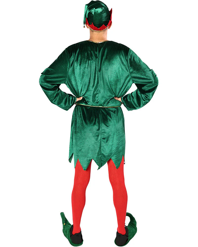 Santas Favourite Elf Adult Christmas Costume - Image 5