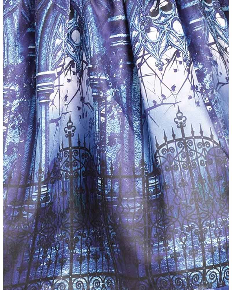 Sapphire Gothic Witch Girls Costume - Image 4
