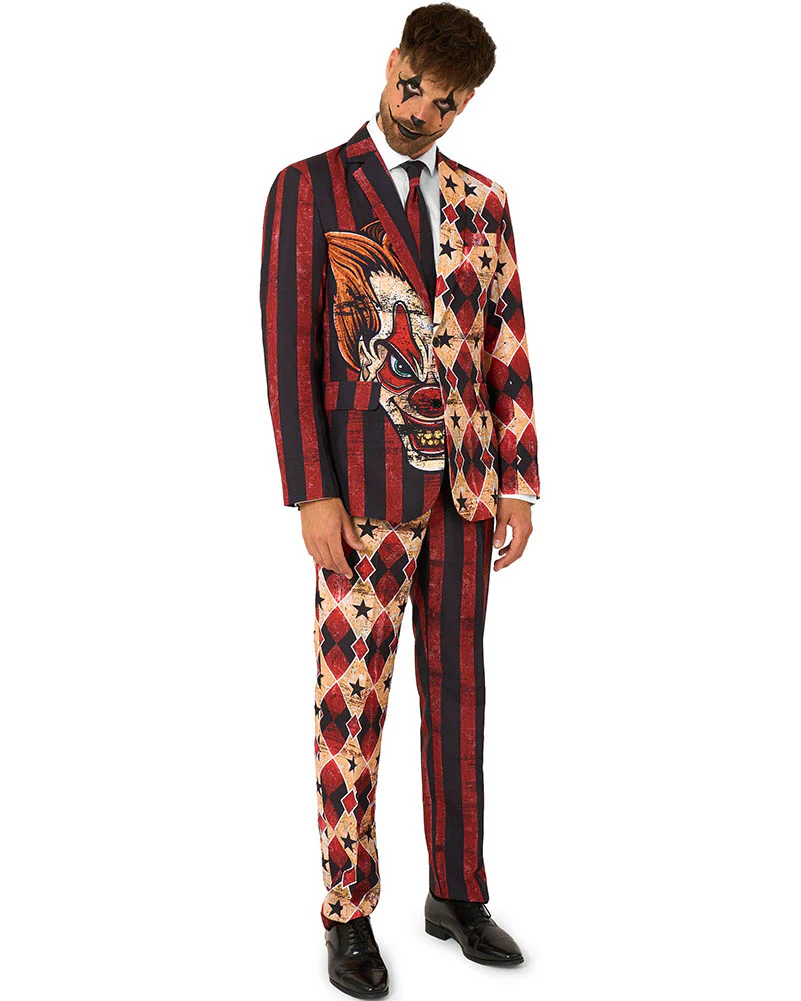 Scary Clown Red Mens Suitmeister - Image 4