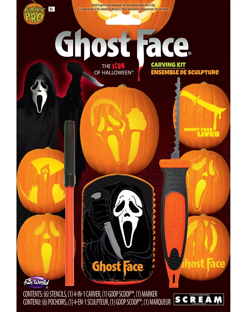 Scream Ghost Face Carving Kit