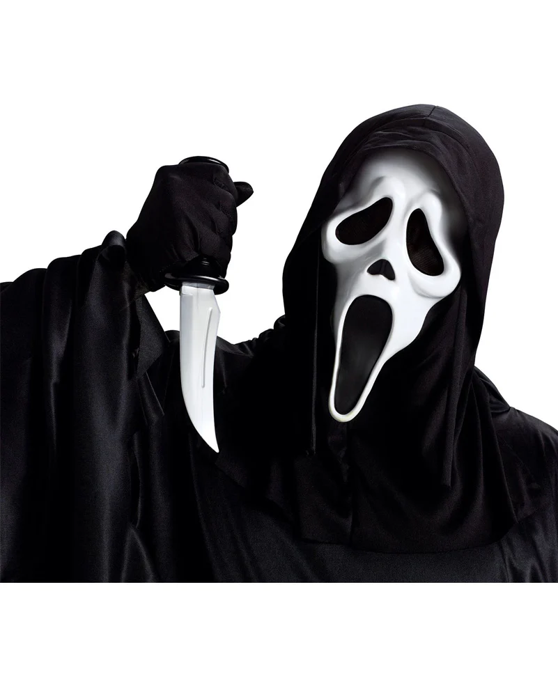 Scream Ghost Face Halloween Halloween Mask and Knife Prop