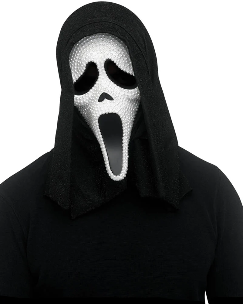 Scream Ghost Face Pearl Mask