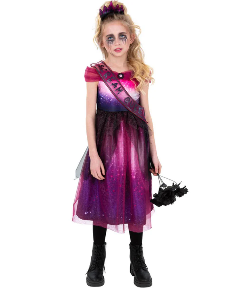 Scream Queen Prom Girls Costume - Image 4