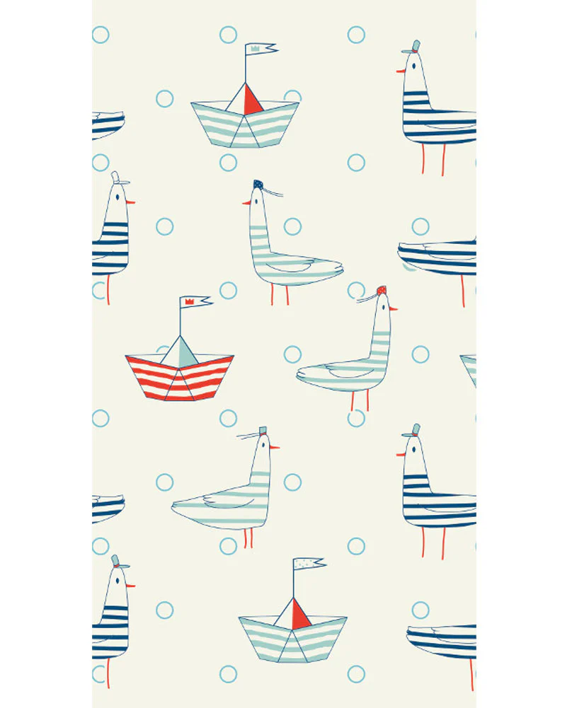 Seafarer Gulls Guest Napkins Pack of 16 - Image 2