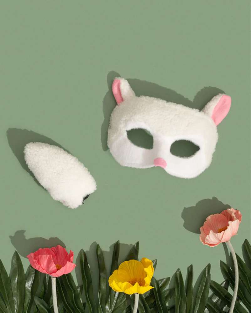Sheep Deluxe Mask and Tail Set - Image 2