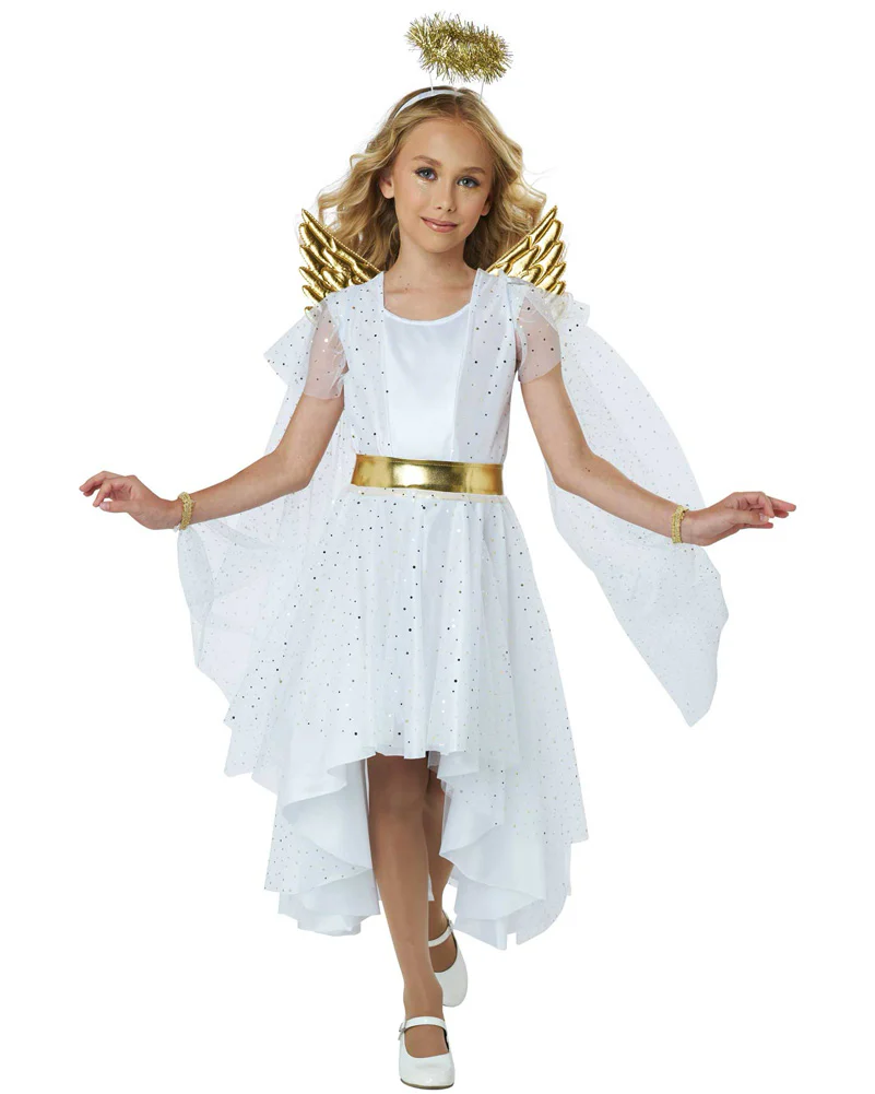 Shimmering Starlight Angel Girls Costume
