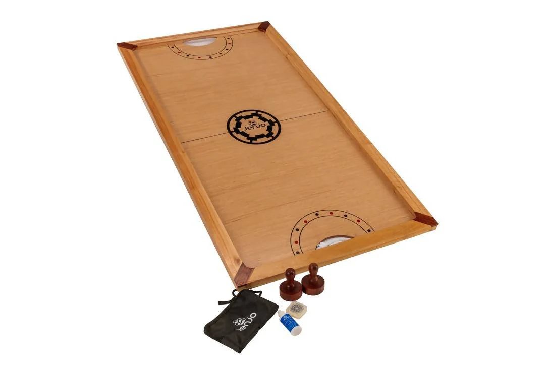 Shuffle Puck Wooden Air Hockey Game - Image 2