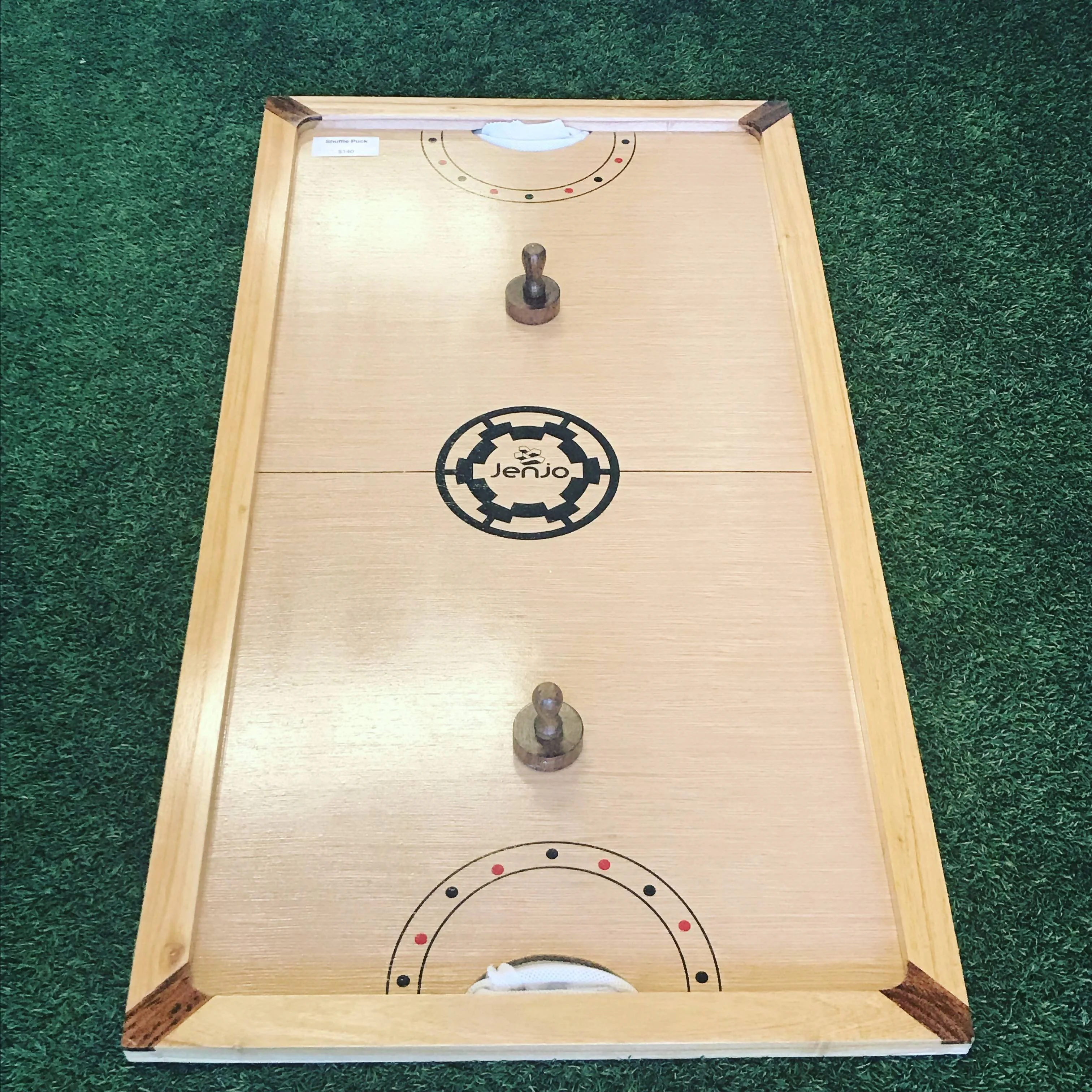 Shuffle Puck Wooden Air Hockey Game - Image 4