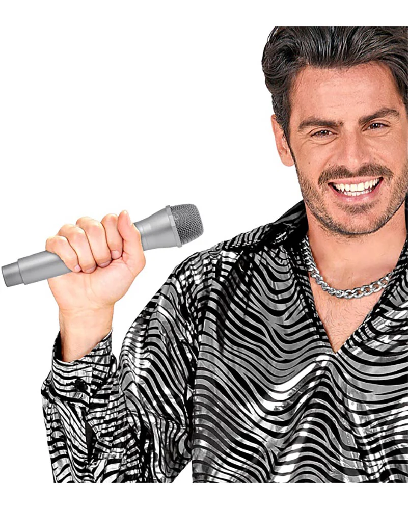Silver Microphone Prop - Image 3