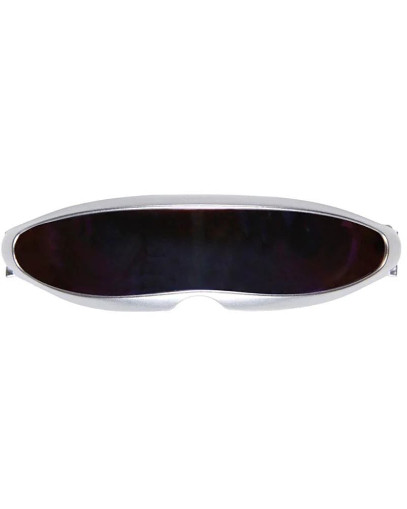 Silver Robot Glasses