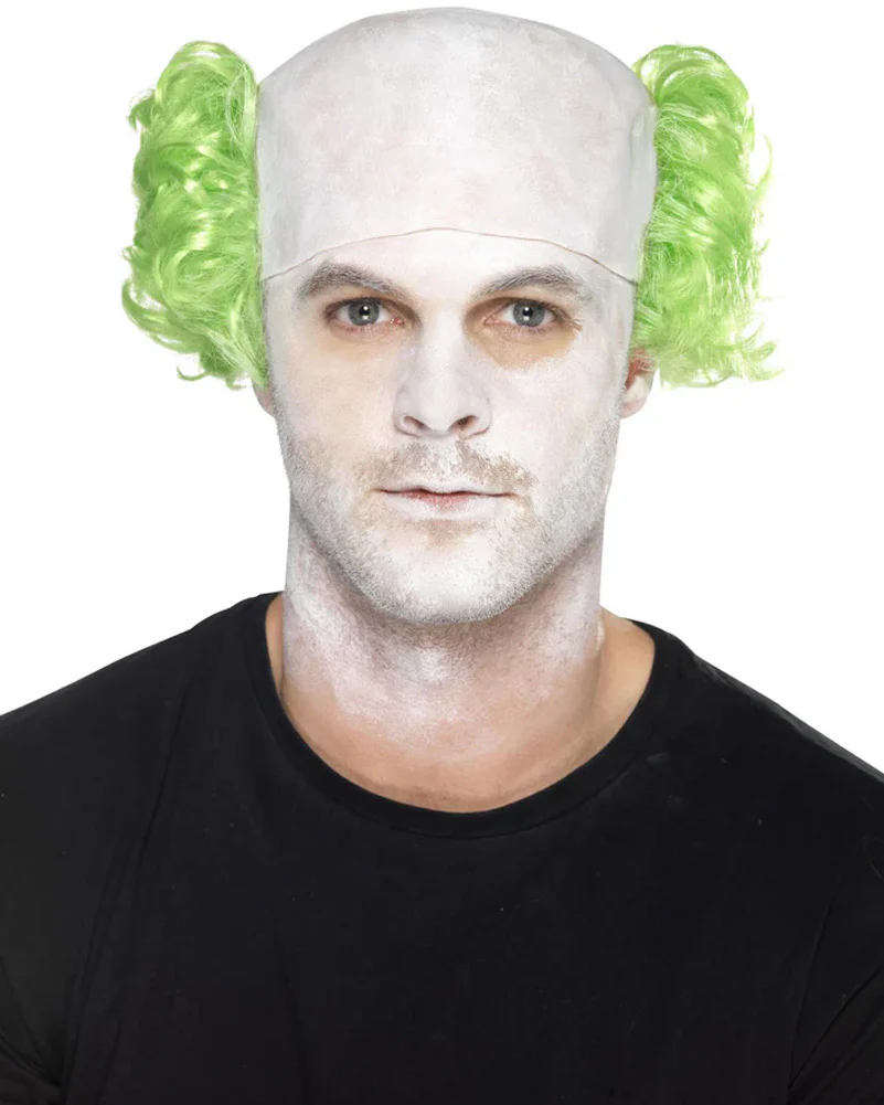 Sinister Clown Bald Cap and Makeup Kit - Image 2
