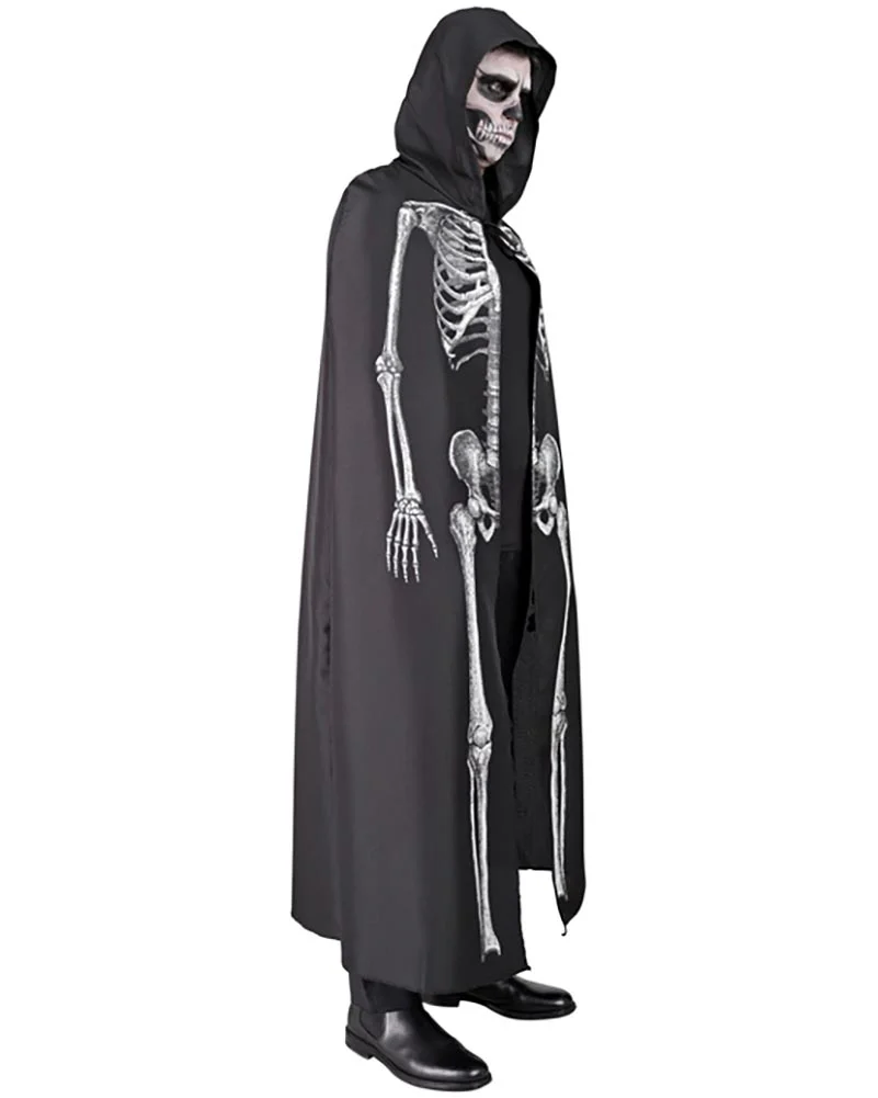 Skeleton Hooded Cape - Image 3
