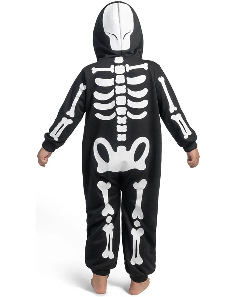 Skeleton Jumpsuit Toddler Costume - Image 2