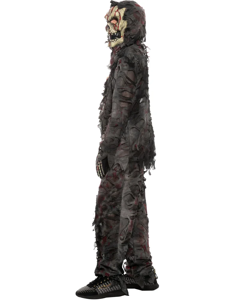 Skeleton Zombie Complete Boys Costume - Image 5