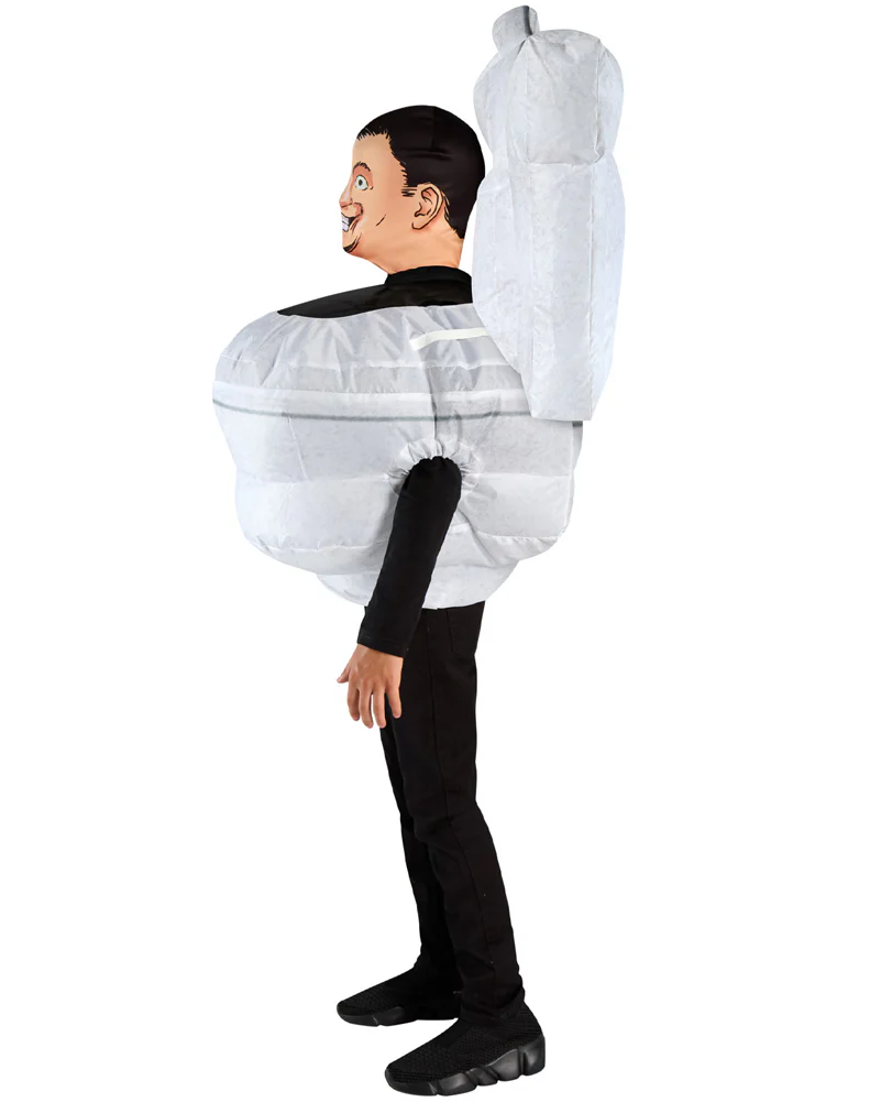 Skibidi Toilet Inflatable Boys Costume - Image 4