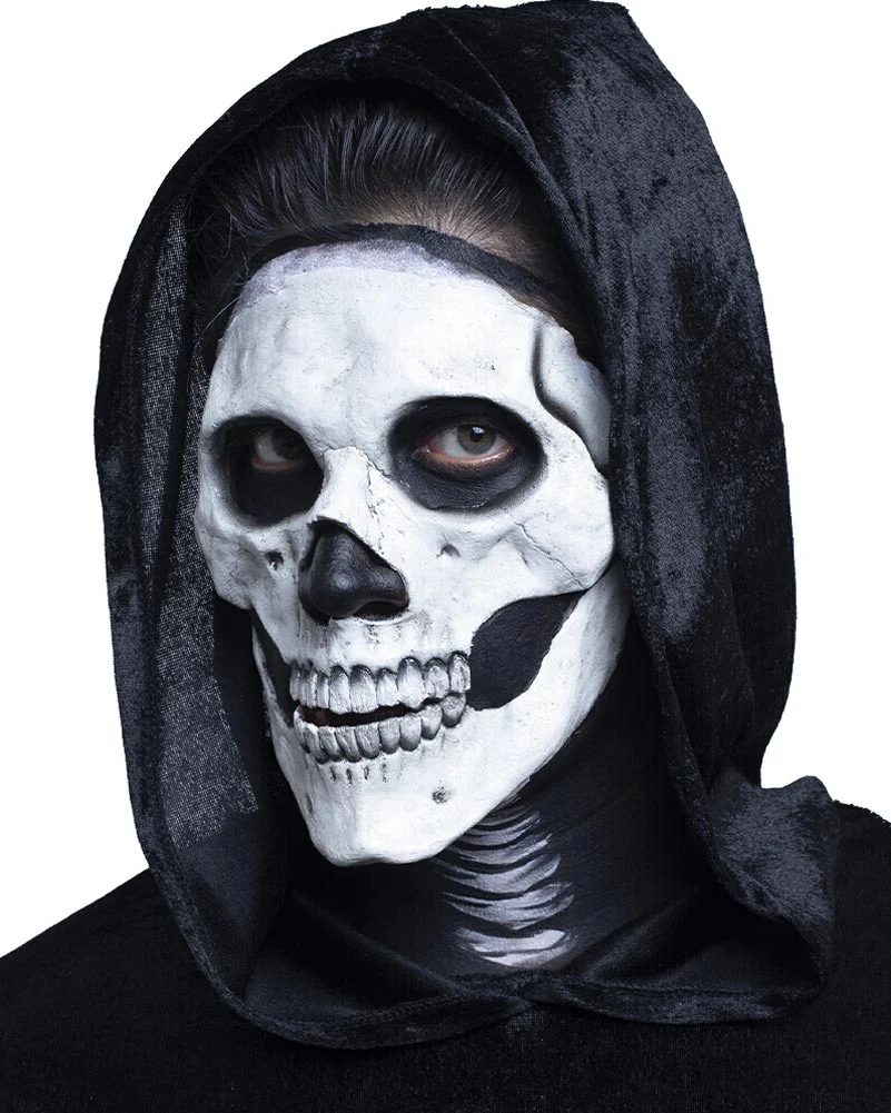 Skull Latex Mask Luxury FX Appliance Transfer Prosthetic - Image 3