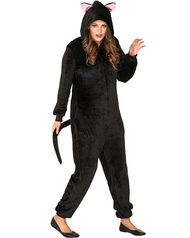 Slinky Black Cat Adults Book Week Costume - Image 5
