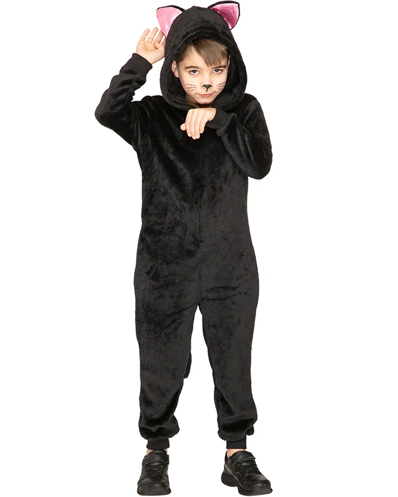 Slinky Black Cat Toddler Kids Book Week Costume