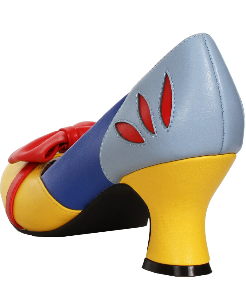 Snow Heel Pump with Bow Womens Shoes - Image 2