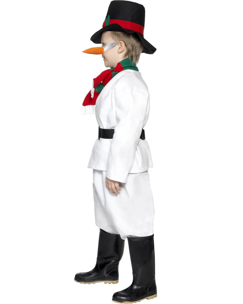 Snowman Kids Christmas Costume - Image 2
