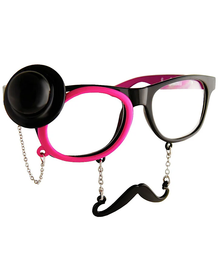 So Classy Glasses with Monocle - Image 2