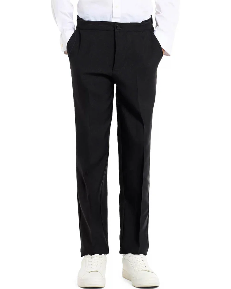Solid Black Kids Suitmeister - Image 6