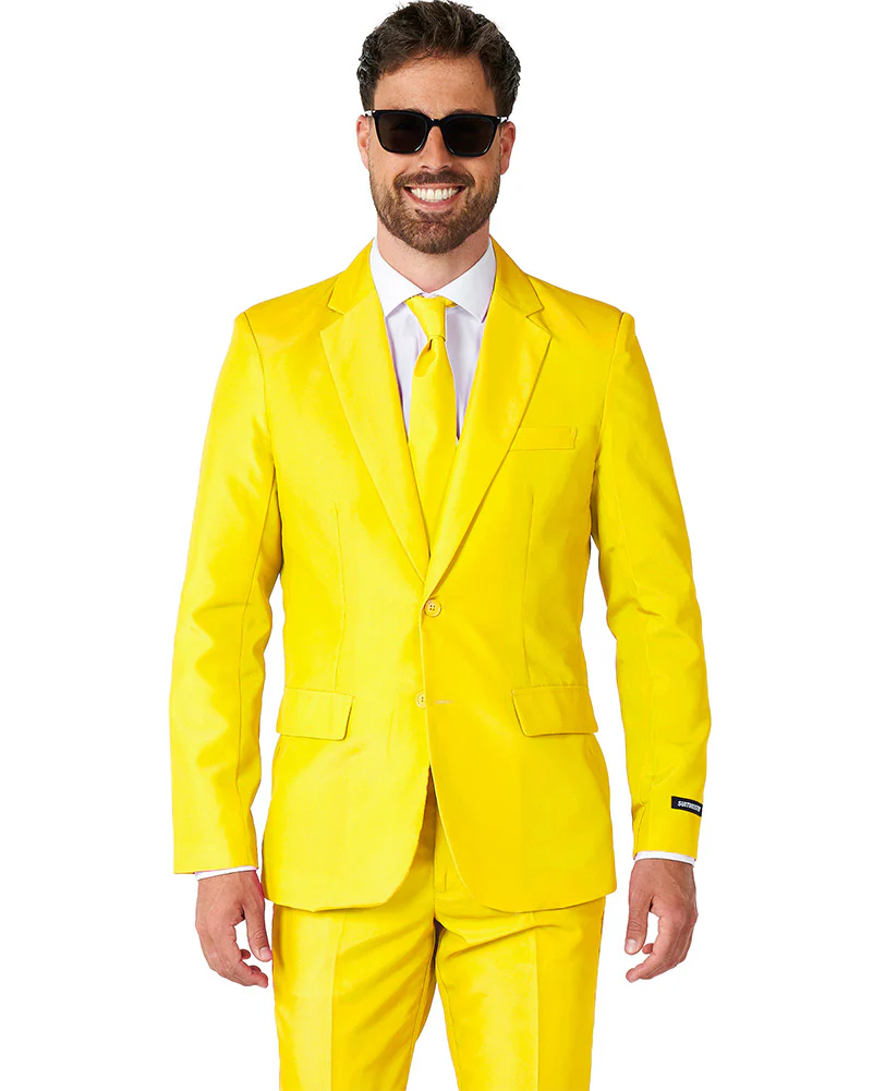 Solid Yellow Mens Suitmeister - Image 4