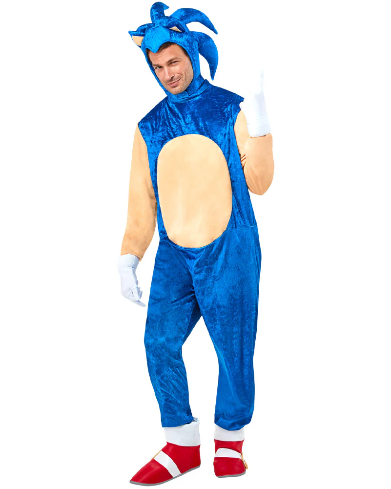 Sonic The Hedgehog Mens Costume - Image 4