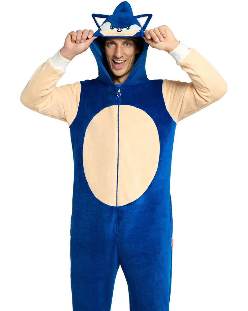 Sonic The Hedgehog Opposuit Adult Onesie - Image 4