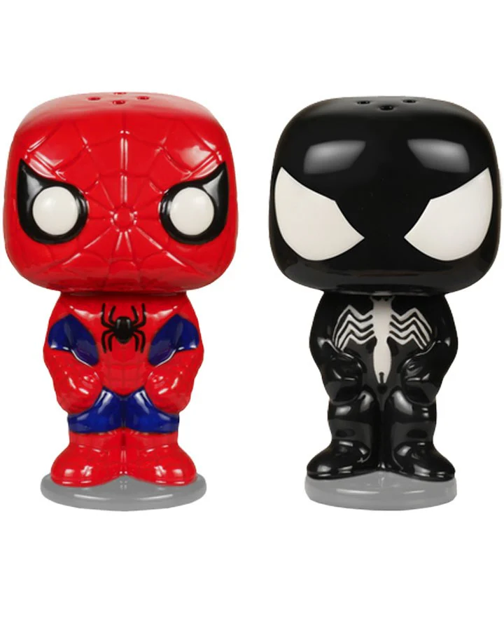 Spiderman Pop Salt and Pepper Shakers