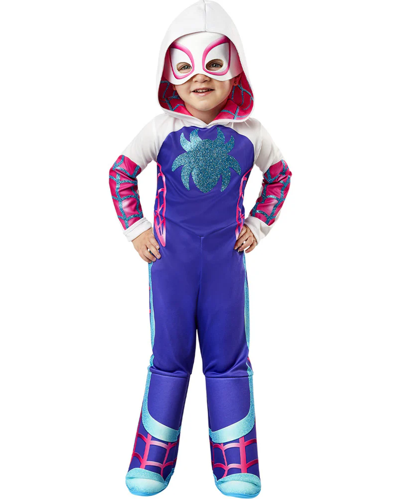Spidey and his Amazing Friends Ghost Spider Deluxe Girls Toddler Costume