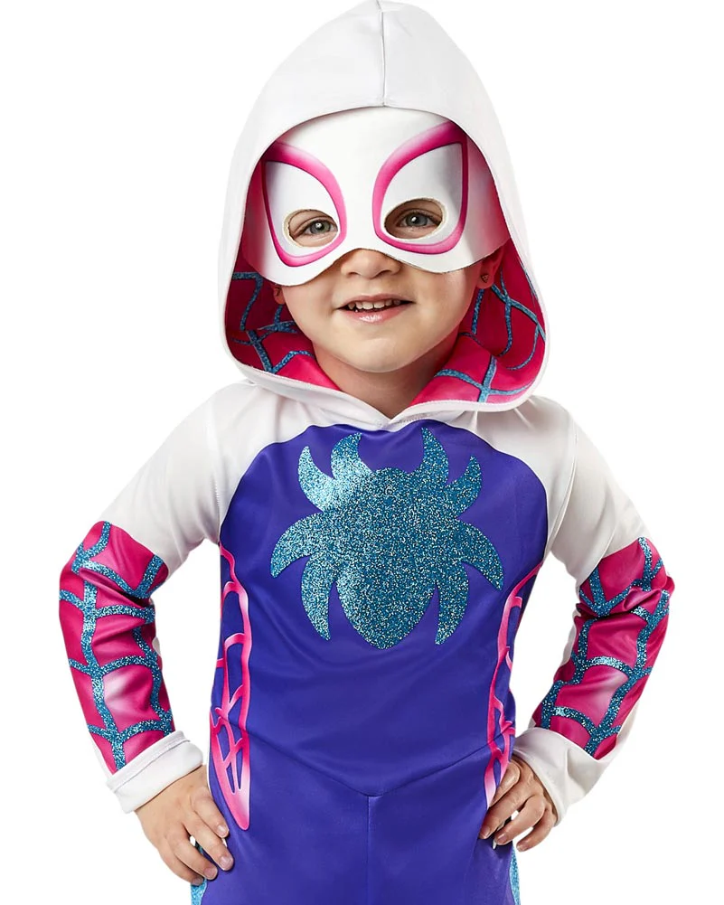 Spidey and his Amazing Friends Ghost Spider Deluxe Girls Toddler Costume - Image 2