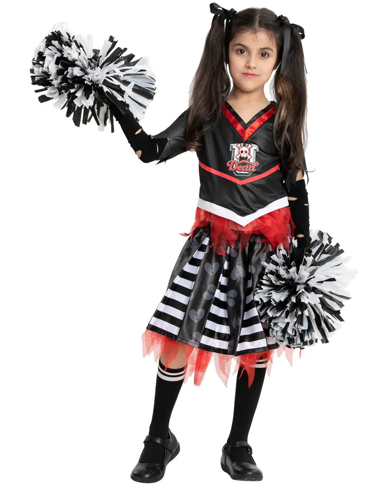 Spiritless Undead Cheerleader Girls Costume - Image 3