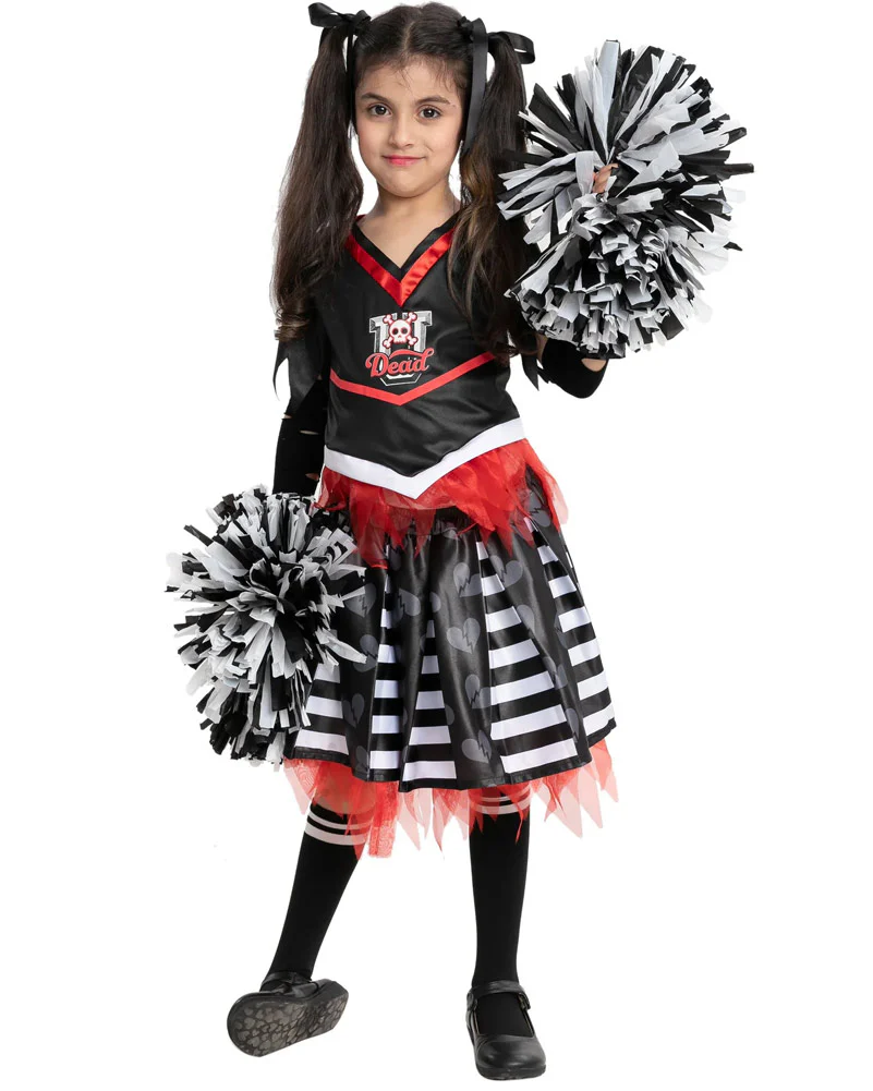 Spiritless Undead Cheerleader Girls Costume - Image 4