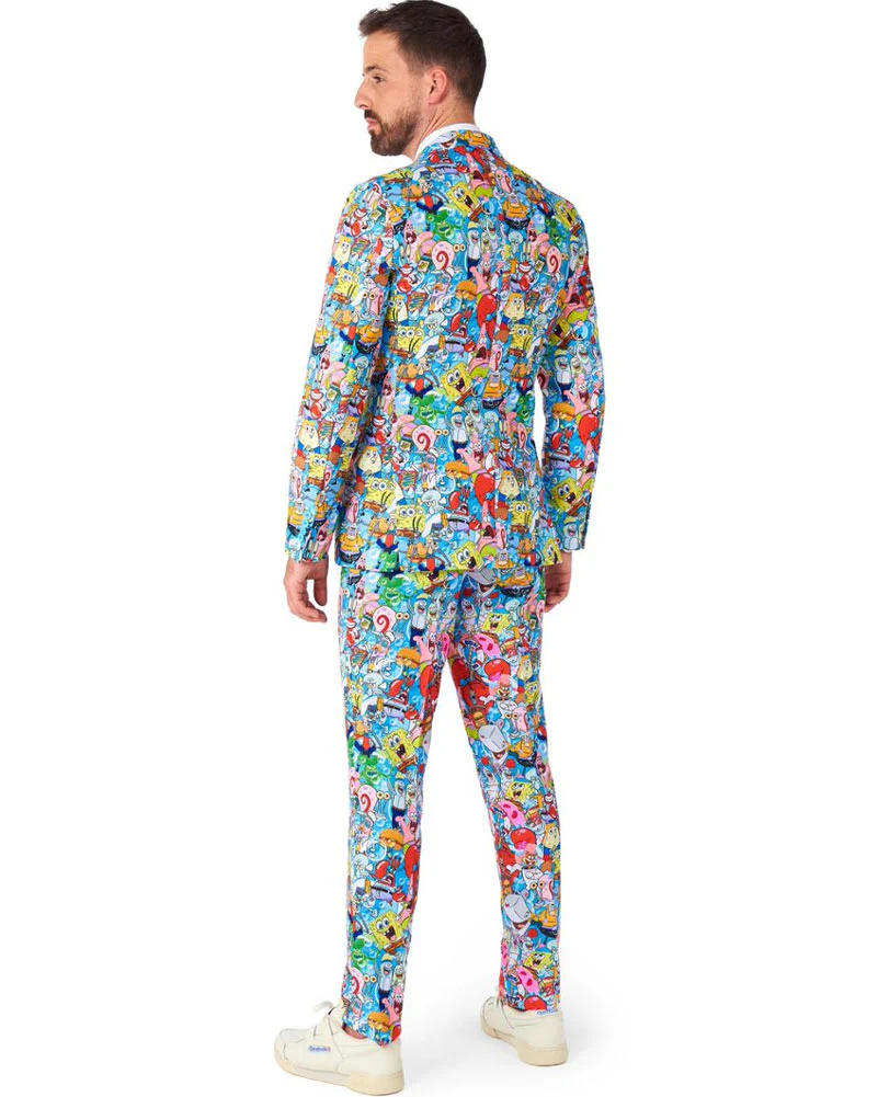 Spongebob Frenzy Opposuit Premium Mens Suit - Image 5