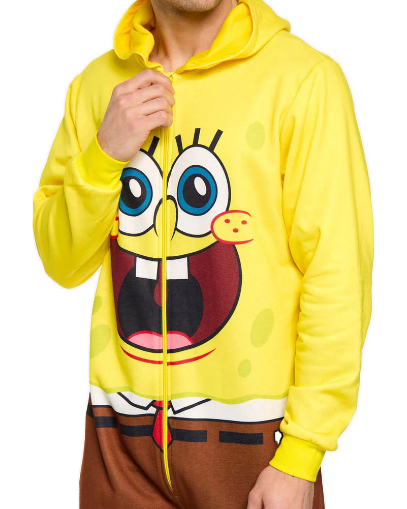 Spongebob Opposuit Adult Onesie - Image 3