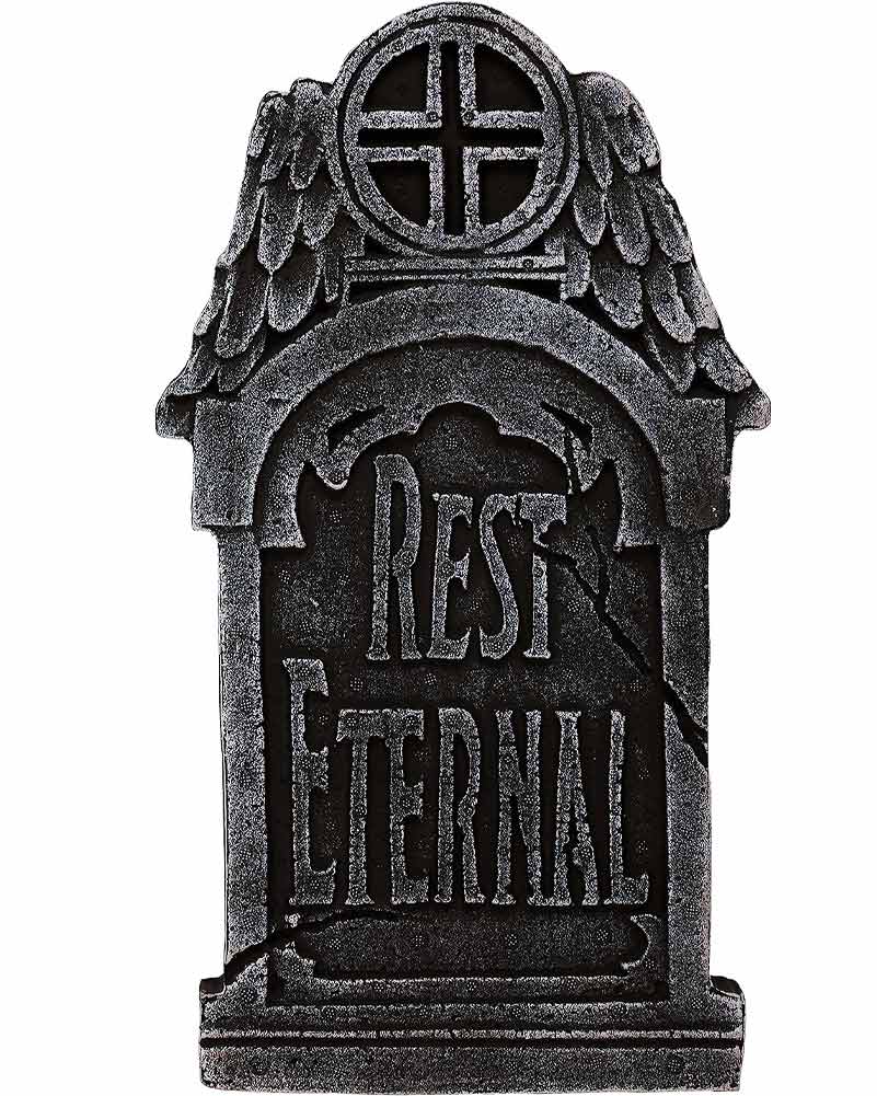 Spooky Graveyard Foam Tombstones Pack of 6 - Image 5