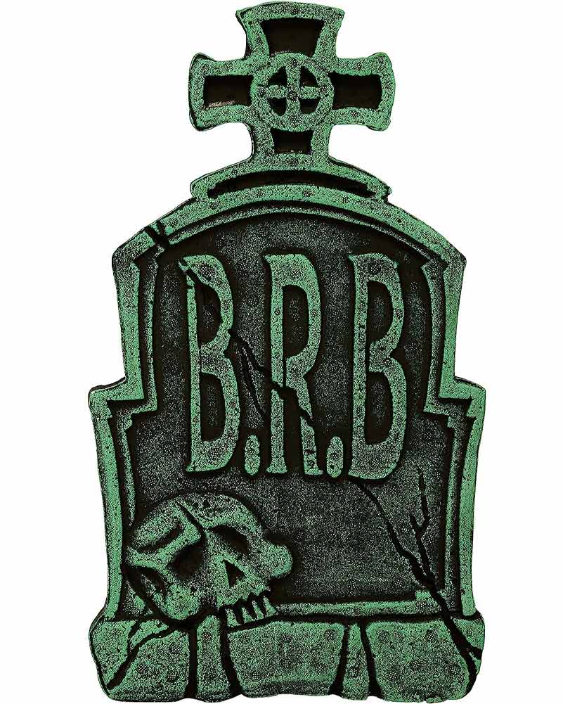 Spooky Graveyard Foam Tombstones Pack of 6 - Image 6