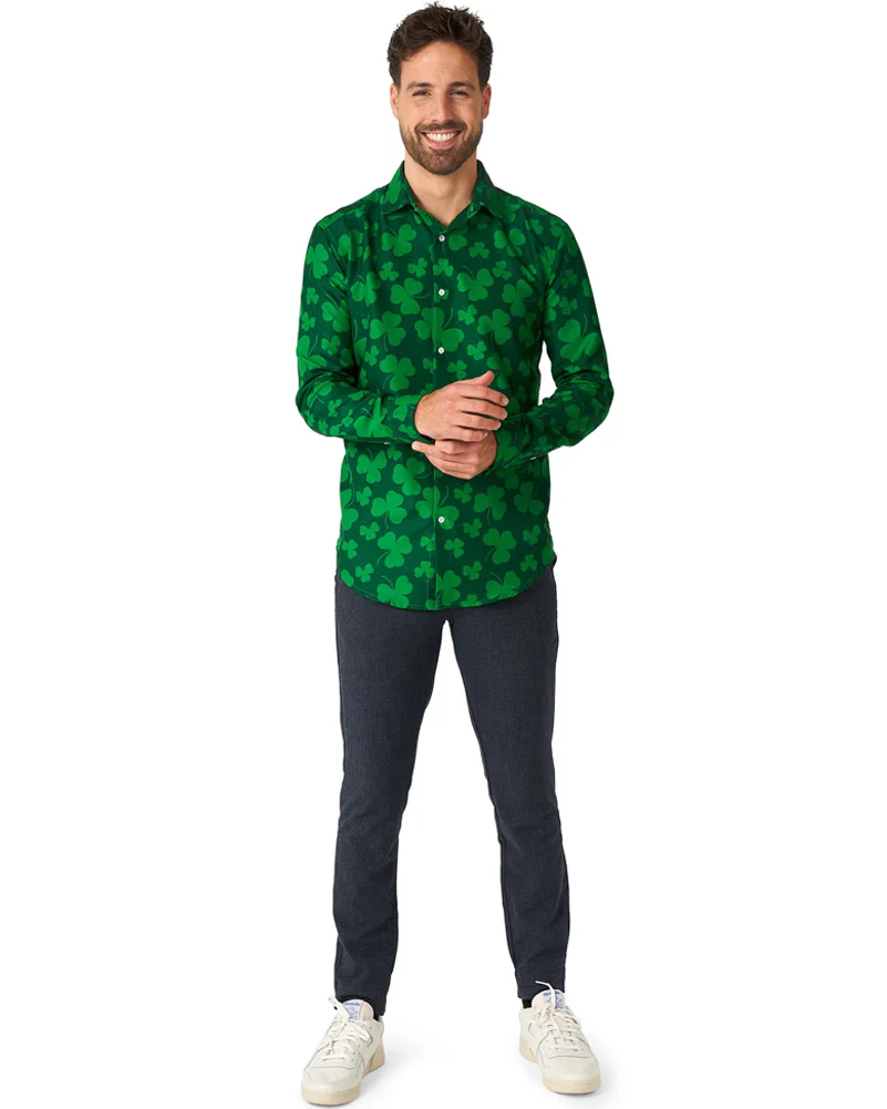 St. Pats Green Mens Suitmeister Shirt - Image 2
